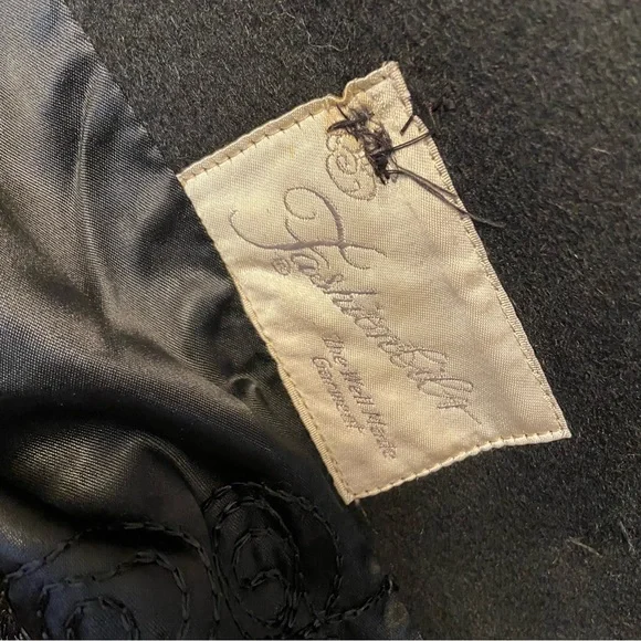 Vintage black Fashionbilt 60s black button front jacket - Picture 6 of 6